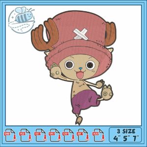 Chopper funny embroidery