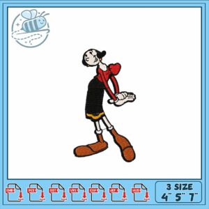 Classic Cartoon Character Embroidery Design Download