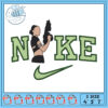 Cow Nike Embroidery Design 3 Sizes