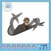 Cool Embroidery Design of Fun Character with Hook