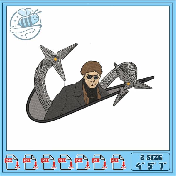 Cool Embroidery Design Spider-Man Villain Art Set
