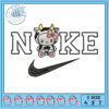 Cow Nike Embroidery Design 3 Sizes