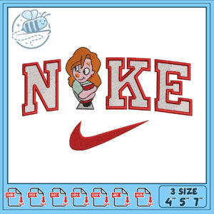 Creative Nike Inspired Embroidery Design Set 4x5x7