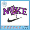 Creative Nike Themed Embroidery Design Three Sizes