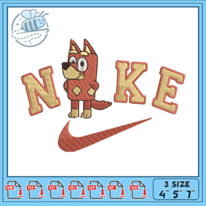 Custom Cartoon Dog Embroidery Design for Apparel