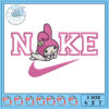 Cute Bunny Inspired Nike Embroidery Design Set