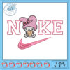 Cute Bunny Nike Inspired Embroidery Design File