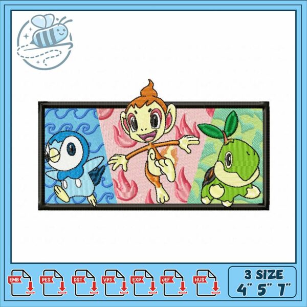Cute Cartoon Animal Embroidery Design for Sewing