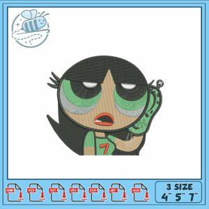 Cute Cartoon Embroidery Design for All Skills