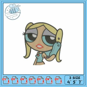 Cute Cartoon Style Embroidery Design for All Crafts