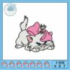 Cute Cat Embroidery Design for Home Decor 4x5x7