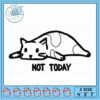 Cute Cat in Orca Costume Embroidery Design Files