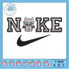 Cute Dog Nike Embroidery Design