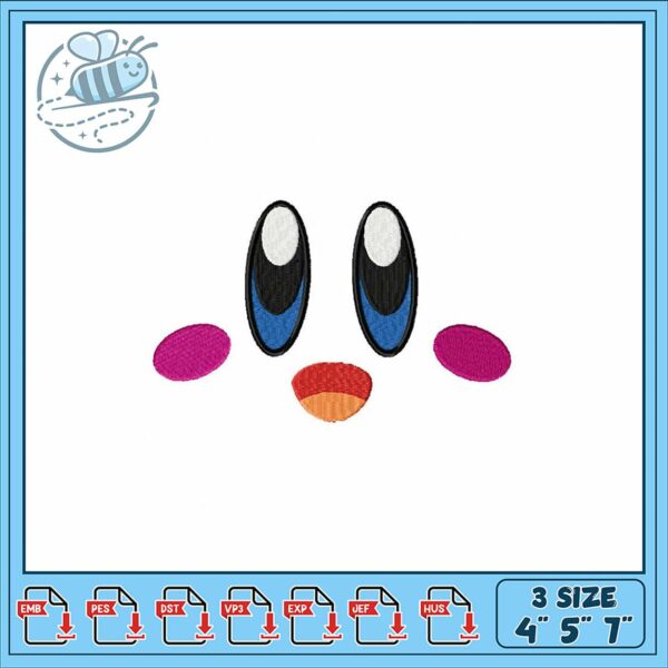 Cute Embroidery Design for Kids Projects 4 to 7 Inch