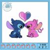 Cute Embroidery Design of Stitch Reading Book