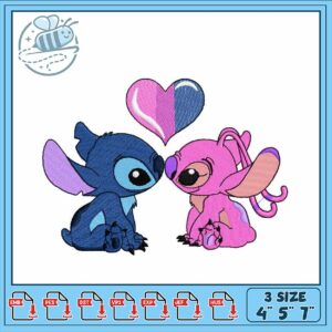 Cute Embroidery Design of Lovable Cartoon Characters