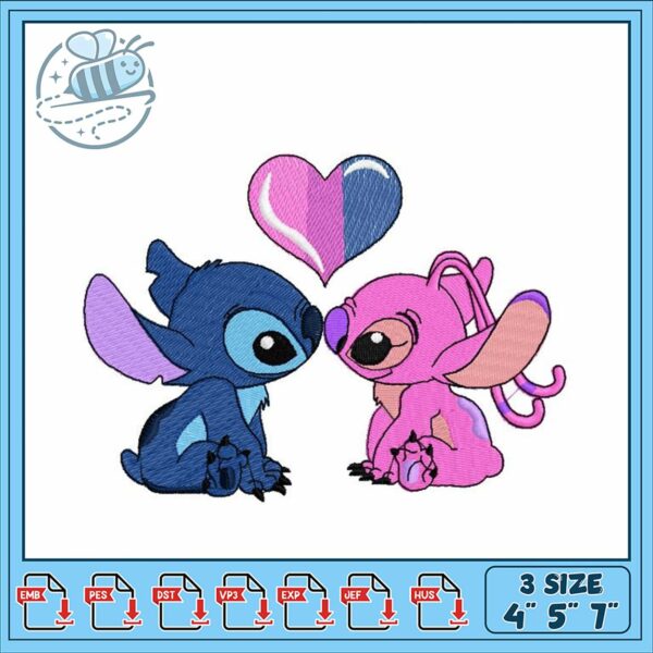 Cute Embroidery Design of Lovable Cartoon Characters