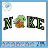 Cute Embroidery Design with Pink Character and Text