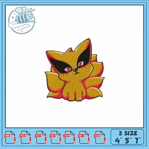 Cute Fox Embroidery Design for Crafting Projects