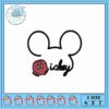 Cute Mickey Mouse Gloves Embroidery Design Bundle