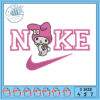 Cute Nike Embroidery Design for Craft Projects