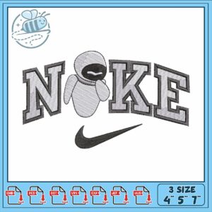 Cute Nike Embroidery Design Suitable for All Fabrics