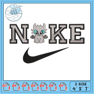 Cute Noke Embroidery Design for Sewing Projects