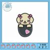 Cute Nike Embroidery Design with Girl Character