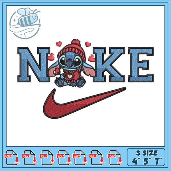 Cute Stitch Design Noke with Stitch Character Art