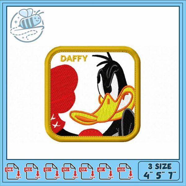 Daffy Duck Embroidery Design for All Projects