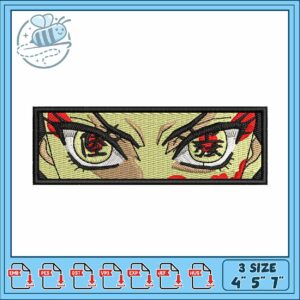 Daki eye design art embroidery
