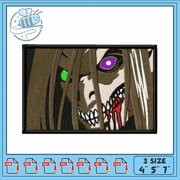 Dark Fantasy Embroidery Design for Unique Crafts