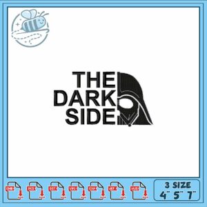 Dark Side Embroidery Design for Stylish Crafts