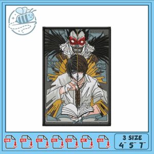 Death Note Embroidery Design for Creative Projects
