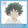 Deku eye design art embroidery, deku wallpaper​ embroidery