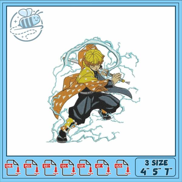 Demon Slayer Embroidery Design for All Projects