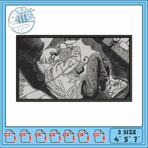 Denji pochita sleep embroidery