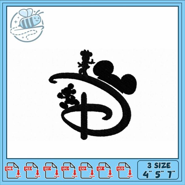 Disney Inspired Embroidery Design for All Projects