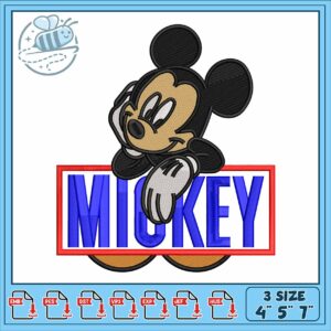 Disney mickey catoon embroidery Disney mickey catoon embroidery