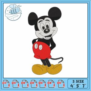 Disney mickey mouse embroidery