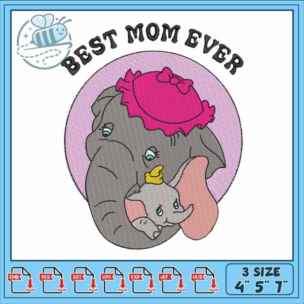 Disney mom animal embroidery, disney art of animation​ embroidery