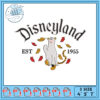 Disneyland Embroidery Design Established 1955 Patterns