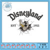 Disneyland Embroidery Design for Creative Projects