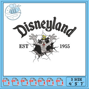 Disneyland Embroidery Design Mickey Mouse 1955