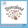 Disneyland Embroidery Design Established 1955 Patterns