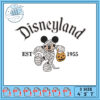 Disneyland Embroidery Design with Pooh Ghost Costume