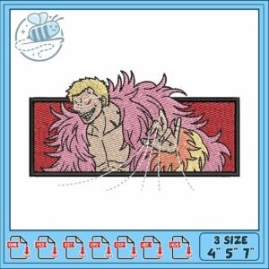 Doffy frame one piece embroidery