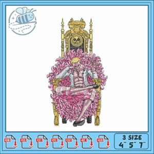 Doffy king one piece embroidery