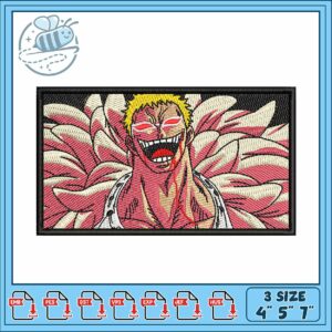 Doffy laugh one piece embroidery