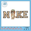 Doggy Nike Embroidery Design